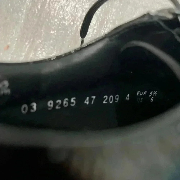 [US8]Mephisto Black Patent Leather Lace Up Comfort Shoes Sneakers-Made in France - Picture 9 of 13